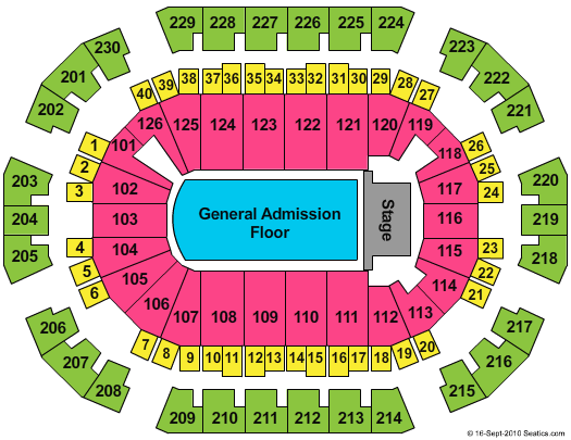 Save Mart Center Seating Chart